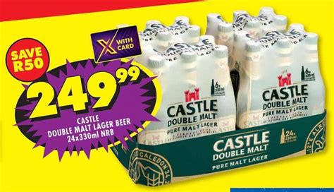 castle double malt price shoprite.